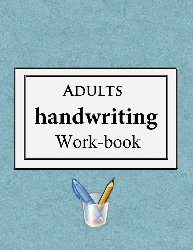Front cover_Adults handwriting work-book