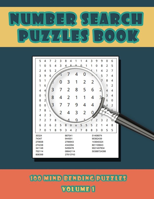 Front cover_Number Search Puzzles Book