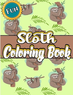 Front cover_Sloth Coloring Book