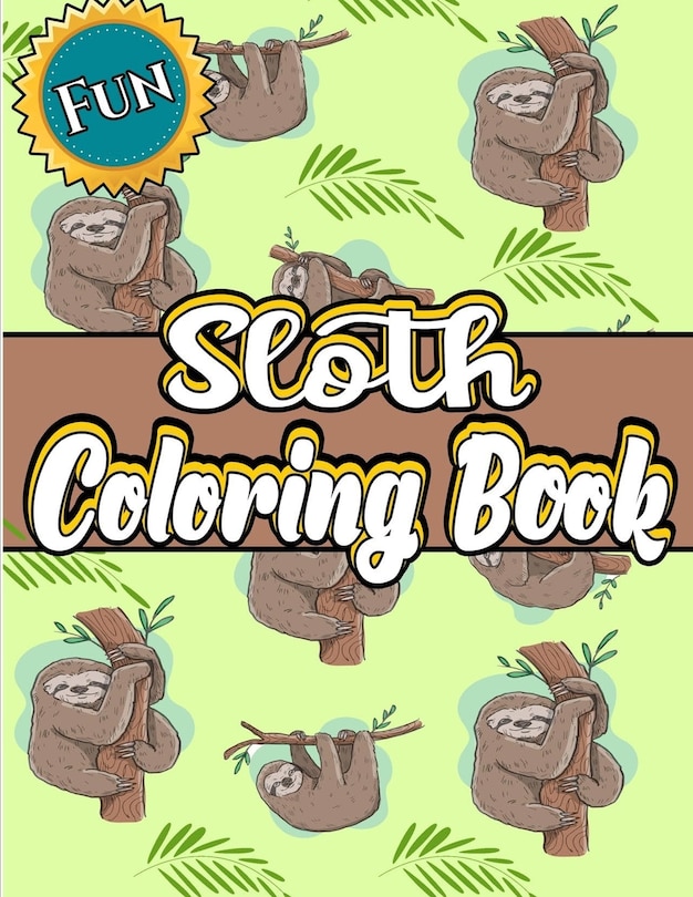 Front cover_Sloth Coloring Book