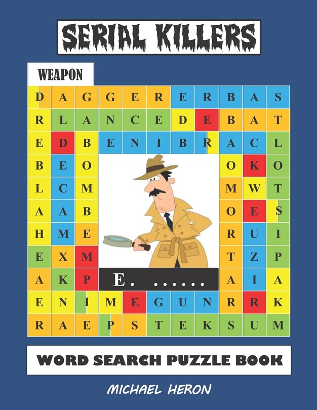 Couverture_SERIAL KILLERS Word Search Puzzle Book
