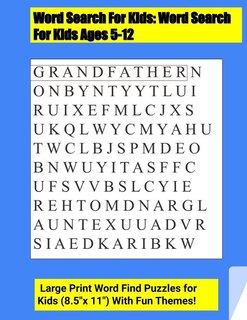 Front cover_Word Search For Kids