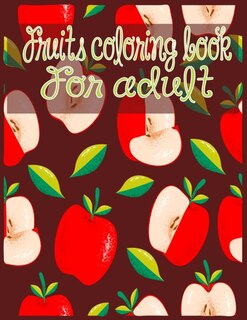 Front cover_fruits coloring book for adult