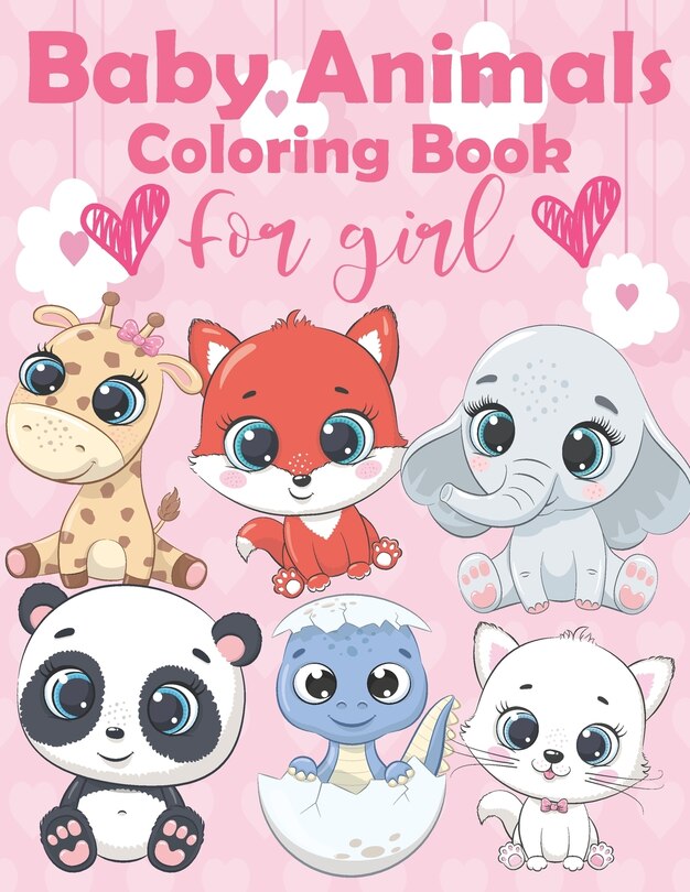 Couverture_Baby Animals Coloring Book For Girl