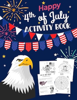 Front cover_Happy 4th Of July Activity Book