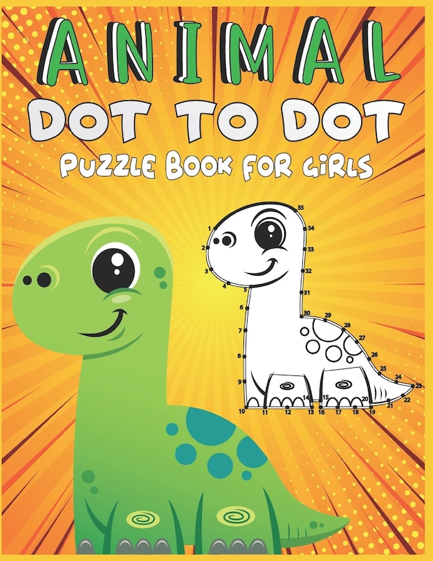 Couverture_Animal Dot To Dot Puzzle Book For Girls