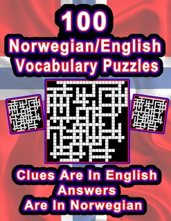 Front cover_100 Norwegian/English Vocabulary Puzzles
