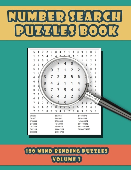 Front cover_Number Search Puzzles Book