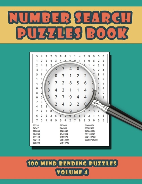 Front cover_Number Search Puzzles Book