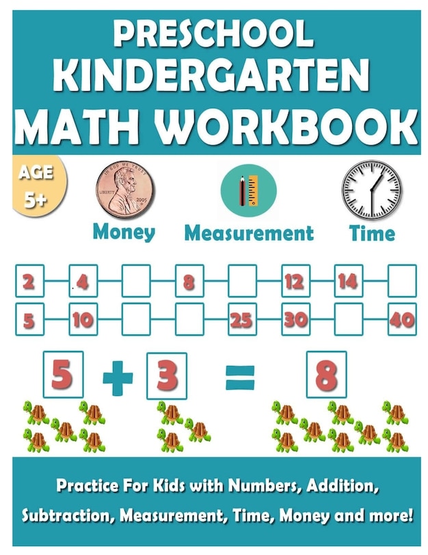 Front cover_Preschool Kindergarten Math Workbook