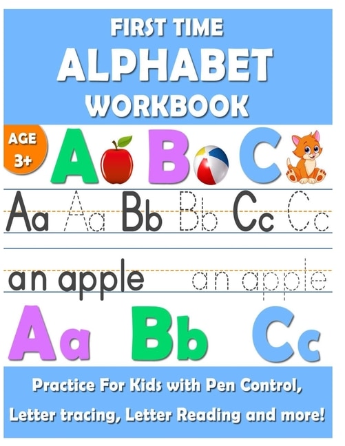 First Time Alphabet Workbook First time Alphabet Tracing Book for