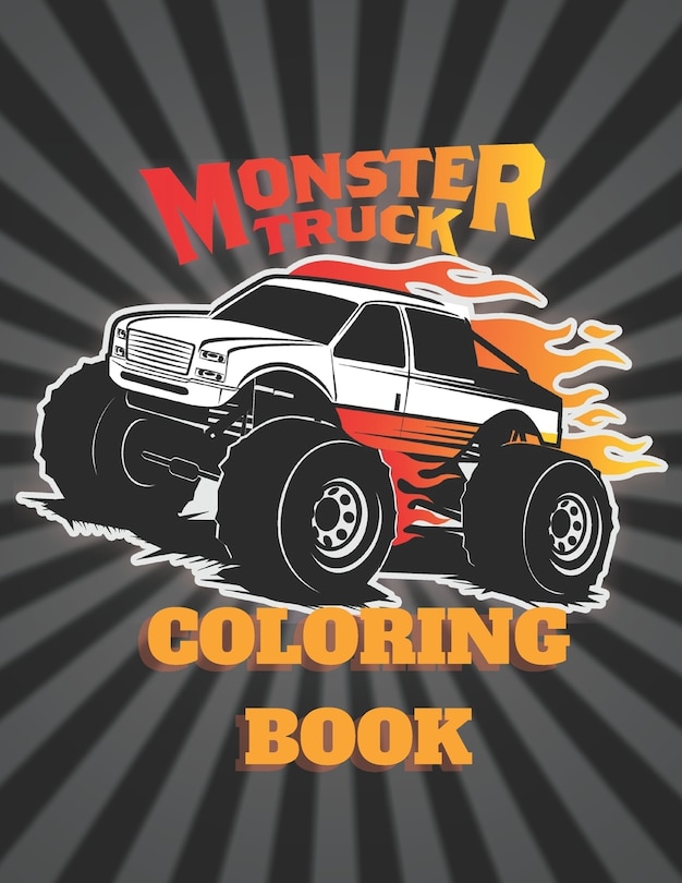 Couverture_Montser Truck Coloring Book