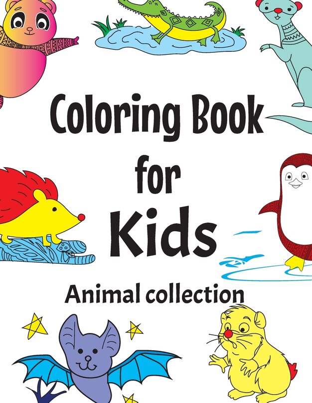 Front cover_Coloring Books for Kids Animal Collection