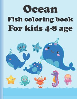 Couverture_Ocean fish colouring book for kids 4-8 age