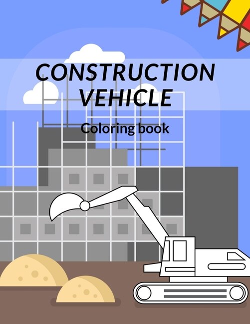 Couverture_Construction Vehicle Coloring Book