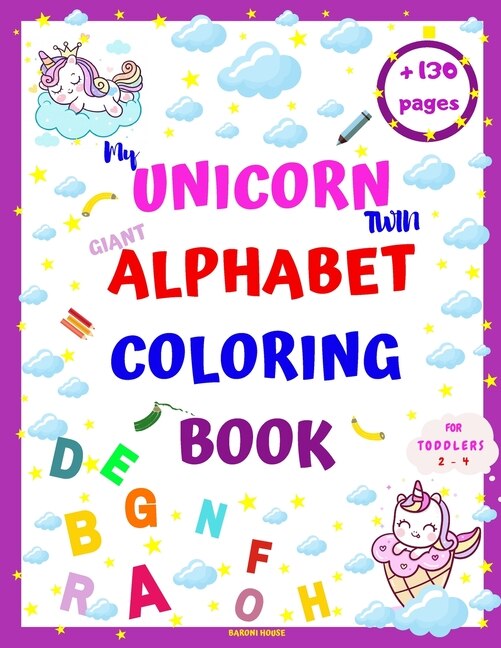 Couverture_My Unicorn Twin Giant Alphabet Coloring Book
