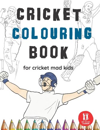 Cricket Colouring Book: Great Gift for Boys & Girls, Ages 4-12