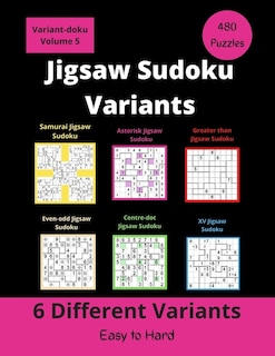 Front cover_6 Different Jigsaw Sudoku Variants