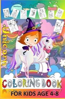 Front cover_Unicorn Coloring Book