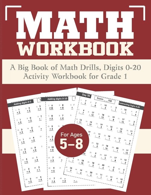Front cover_A Big Math Workbook for Grade 1