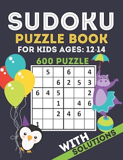 Couverture_Sudoku Puzzle Book For Kids Ages 12-14