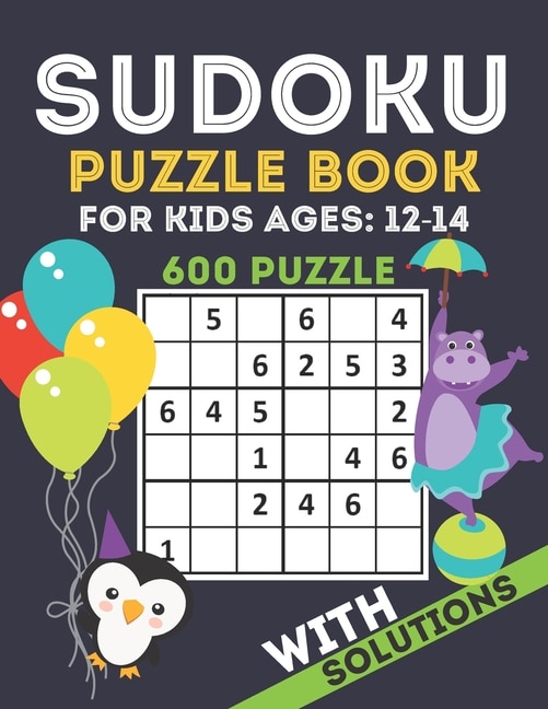 Couverture_Sudoku Puzzle Book For Kids Ages 12-14