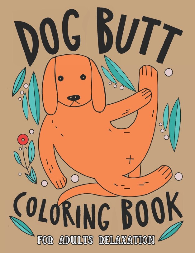 Couverture_Dog Butt Coloring Book For Adults