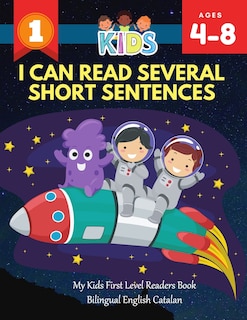 Front cover_I Can Read Several Short Sentences. My Kids First Level Readers Book Bilingual English Catalan