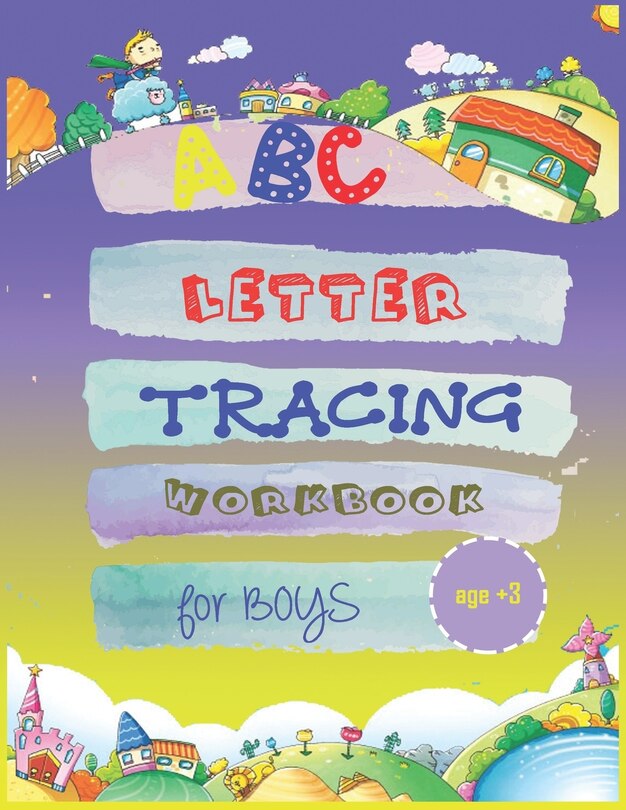 Front cover_abc letter tracing workbook for boys age3+