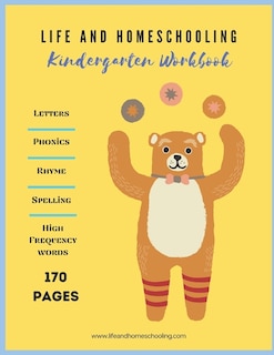 Front cover_Kindergarten Homeschool Workbook