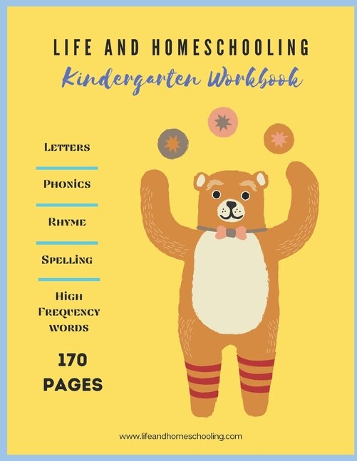 Front cover_Kindergarten Homeschool Workbook