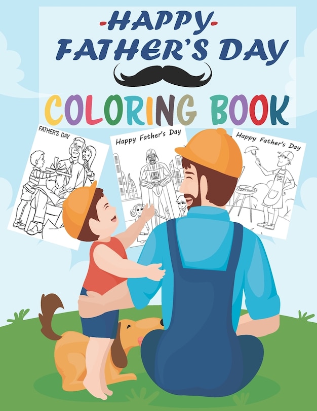 Couverture_Happy Father's Day Coloring Book