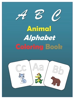 Front cover_ABC Animal alphabet coloring book