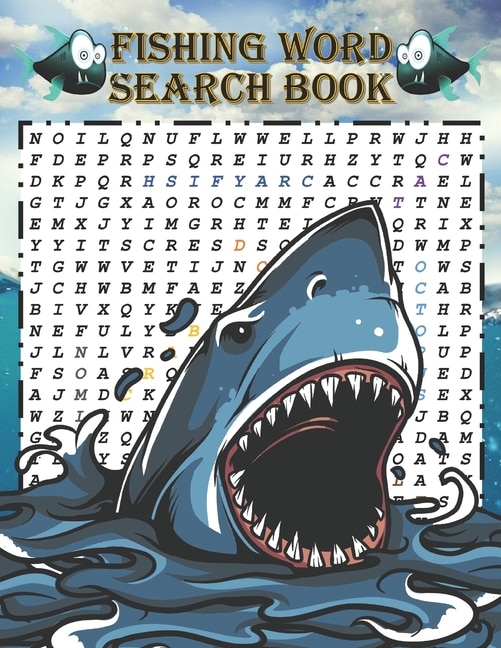Front cover_Fishing Word Search Book