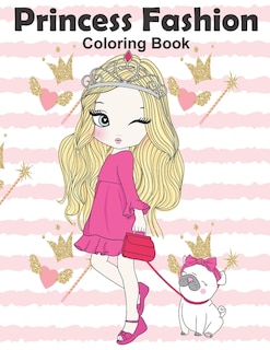 Couverture_Princess Fashion Coloring Book