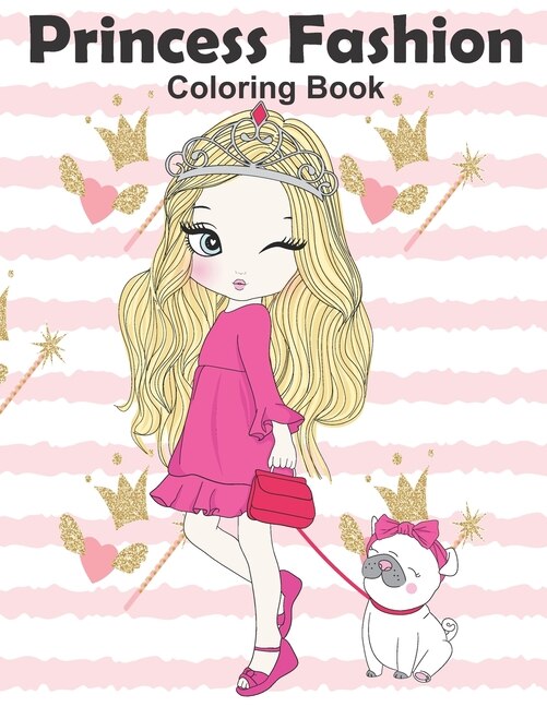 Couverture_Princess Fashion Coloring Book