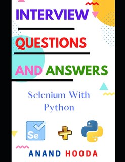 Front cover_Frequently Asked Interview Questions and Answers Selenium with Python