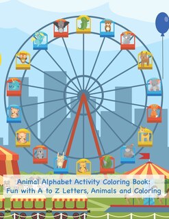 Front cover_Animal Alphabet Activity Coloring Book
