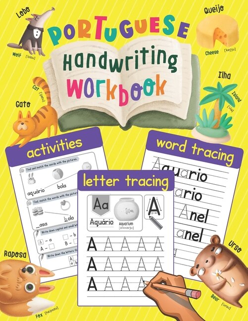 Front cover_Portuguese Handwriting Workbook