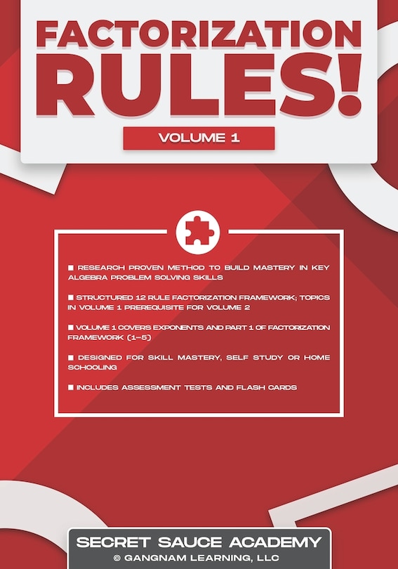 Front cover_Factorization Rules! Volume 1