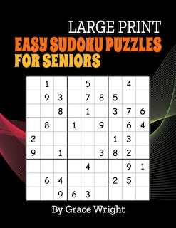 Front cover_Easy Sudoku Puzzles for Seniors