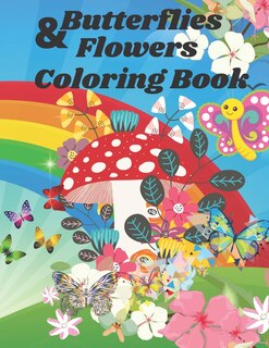 Couverture_butterflies & flowers coloring book
