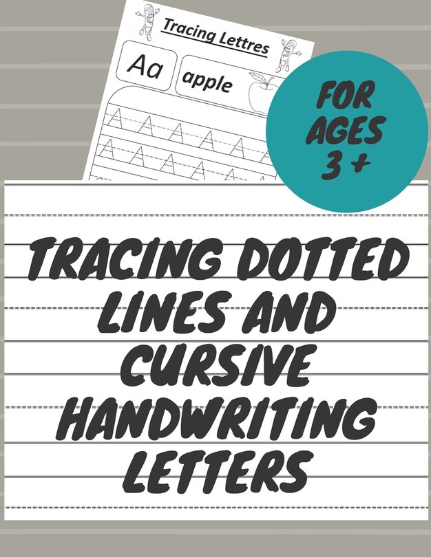 Front cover_Tracing Dotted Lines And Cursive Handwriting letters