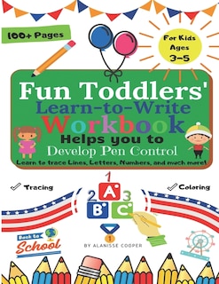 Front cover_Fun Toddlers Learn to Write Workbook