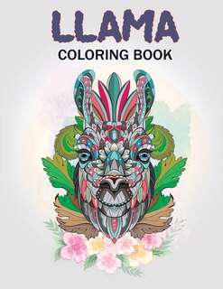 Front cover_Llama Coloring Book
