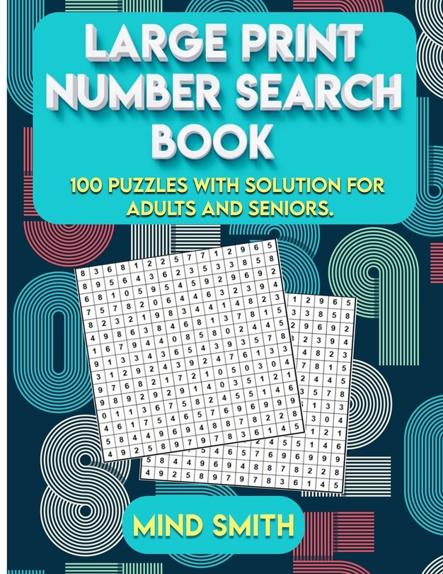 Couverture_Large Print Number Search Book