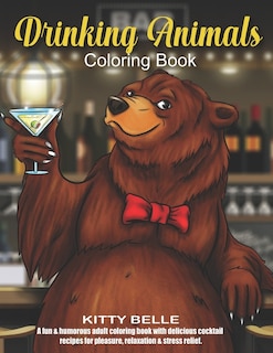 Front cover_Drinking Animals Coloring Book