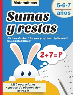 Front cover_Sumas y restas 5-6-7 años