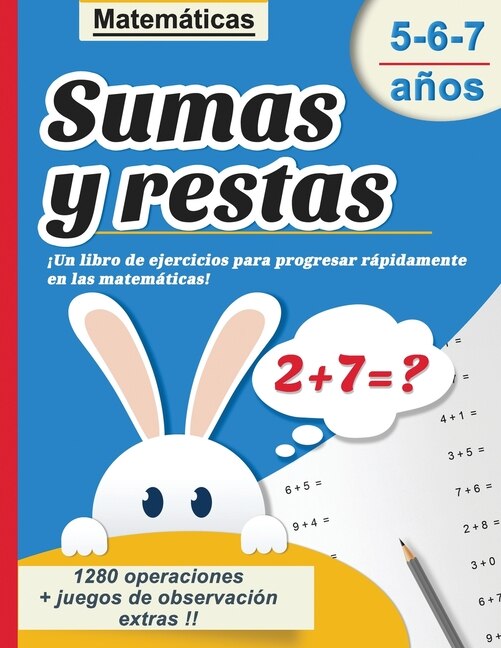 Front cover_Sumas y restas 5-6-7 años