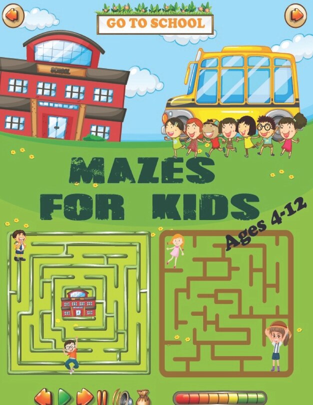 Couverture_Mazes For Kids Ages 4-12